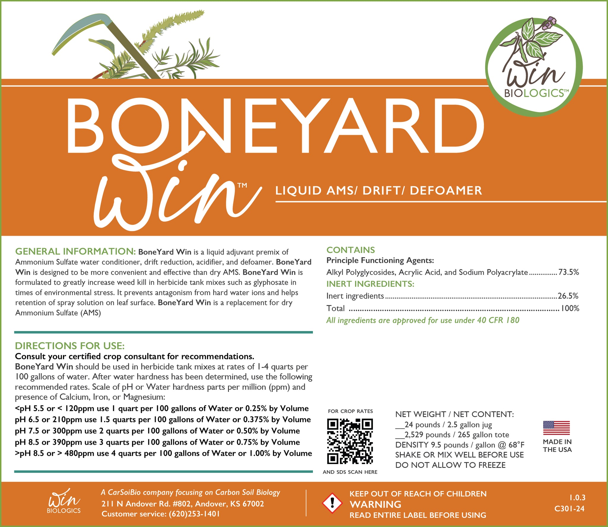 BoneYard Win – Win Biologics
